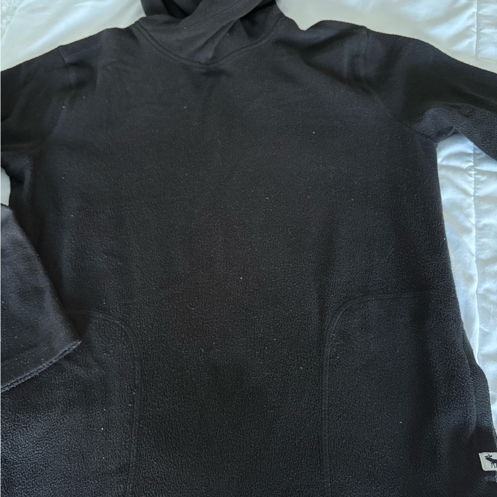 Abercrombie fleece hoodie 11/12 black